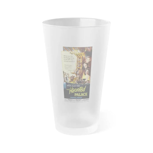 THE HAUNTED PALACE (2) 1963 Movie Poster - Frosted Pint Glass 16oz Default Title - Go Mug Yourself