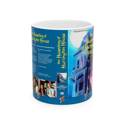 THE HAUNTING OF HARRINGTON HOUSE USA VHS (VHS COVER) - White Coffee Mug 11oz - Go Mug Yourself