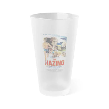 THE HAZING (CURIOUS CASE OF THE CAMPUS CORPSE) 1977 Movie Poster - Frosted Pint Glass 16oz Default Title - Go Mug Yourself