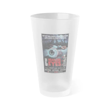 THE HEADLESS EYES 1971 Movie Poster - Frosted Pint Glass 16oz Default Title - Go Mug Yourself