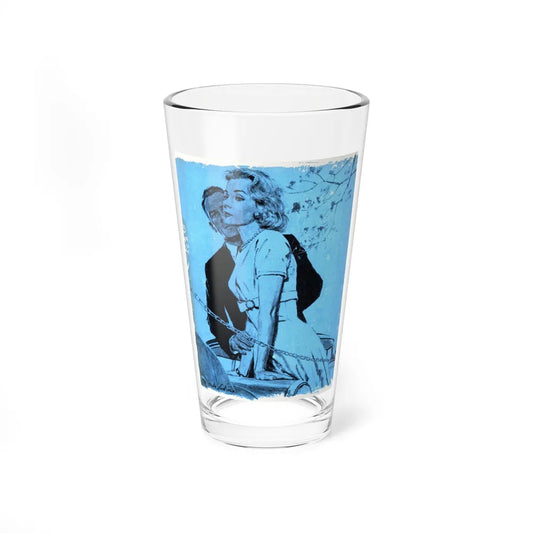 The Heart Has Eyes, Woman's Day, April 1957 (Magazine Illustration) Pint Glass 16oz 16oz - Go Mug Yourself