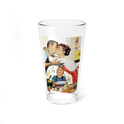 The Heavenly Housekeeper, Redbook, December 1948 (Magazine Illustration) Pint Glass 16oz 16oz - Go Mug Yourself