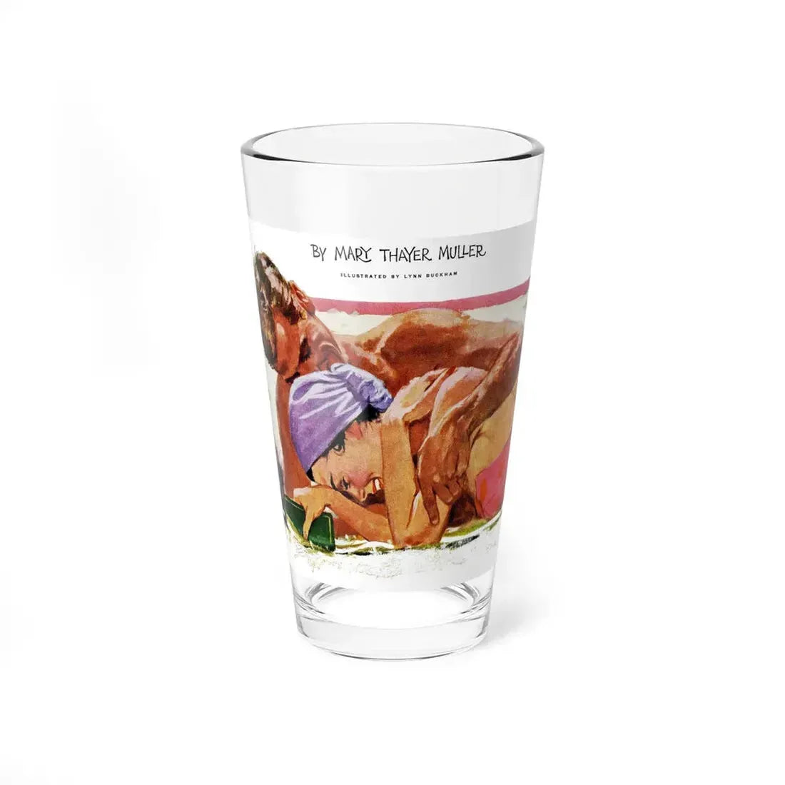 The Helpless Meet, Good Housekeeping, July 1959 (Magazine Illustration) Pint Glass 16oz 16oz - Go Mug Yourself