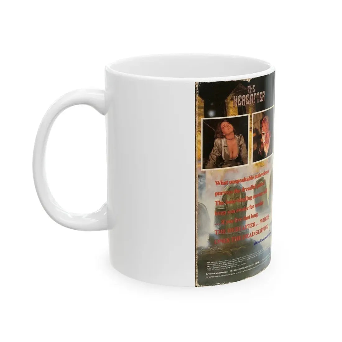 THE HEREAFTER (VHS COVER) - White Coffee Mug - Go Mug Yourself