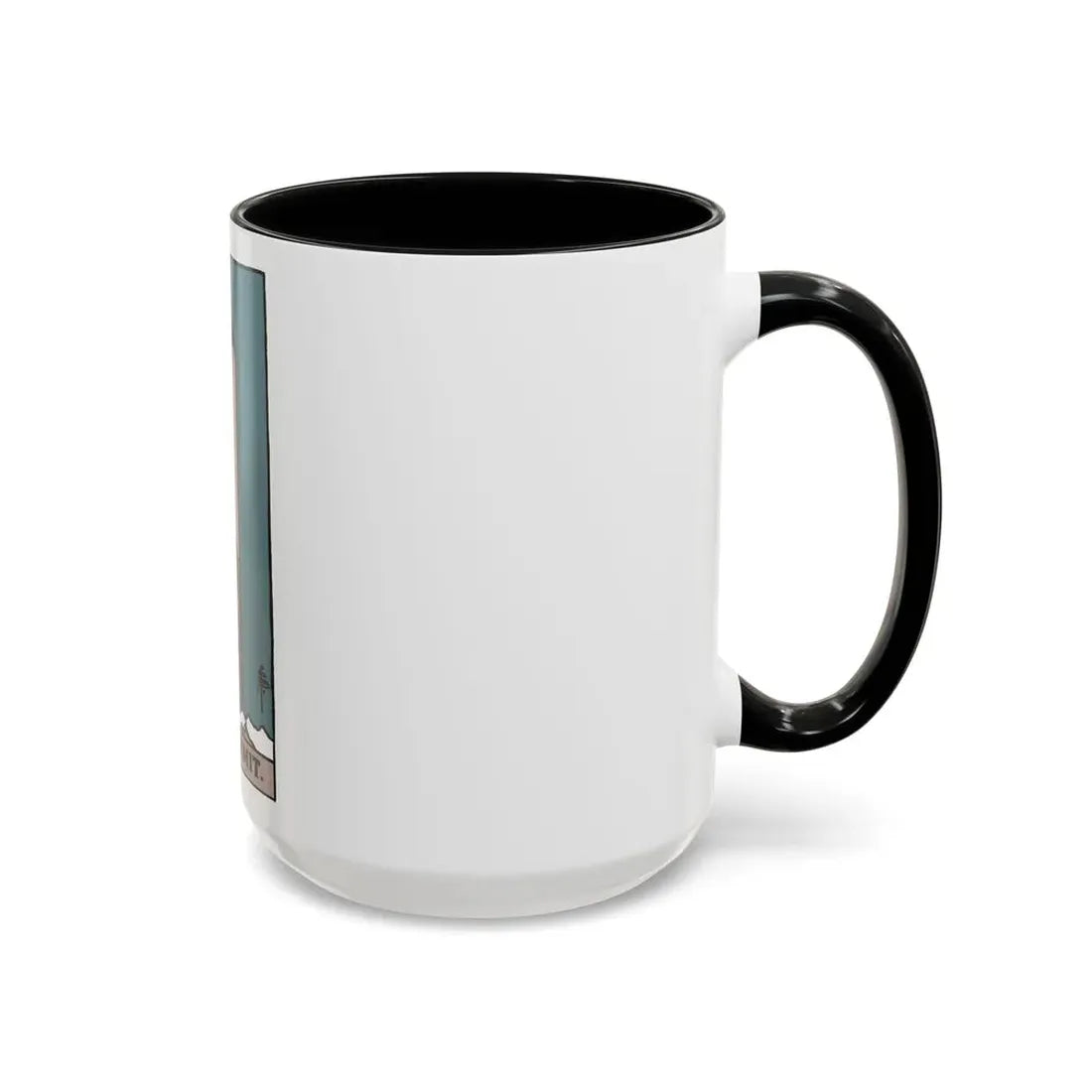 The Hermit (Tarot Card) Accent Coffee Mug - Go Mug Yourself