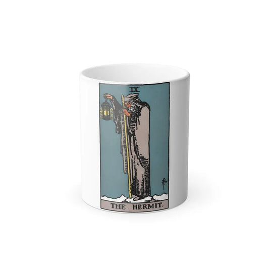 The Hermit (Tarot Card) Color Changing Mug 11oz-11oz-Go Mug Yourself