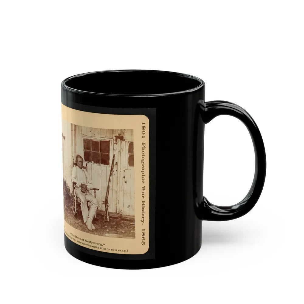 The Hero Of Gettysburg (U.S. Civil War) Black Coffee Mug-Go Mug Yourself