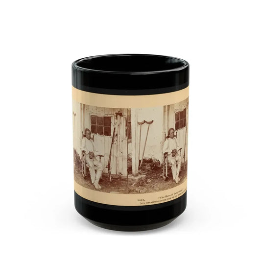 The Hero Of Gettysburg (U.S. Civil War) Black Coffee Mug 15oz - Go Mug Yourself