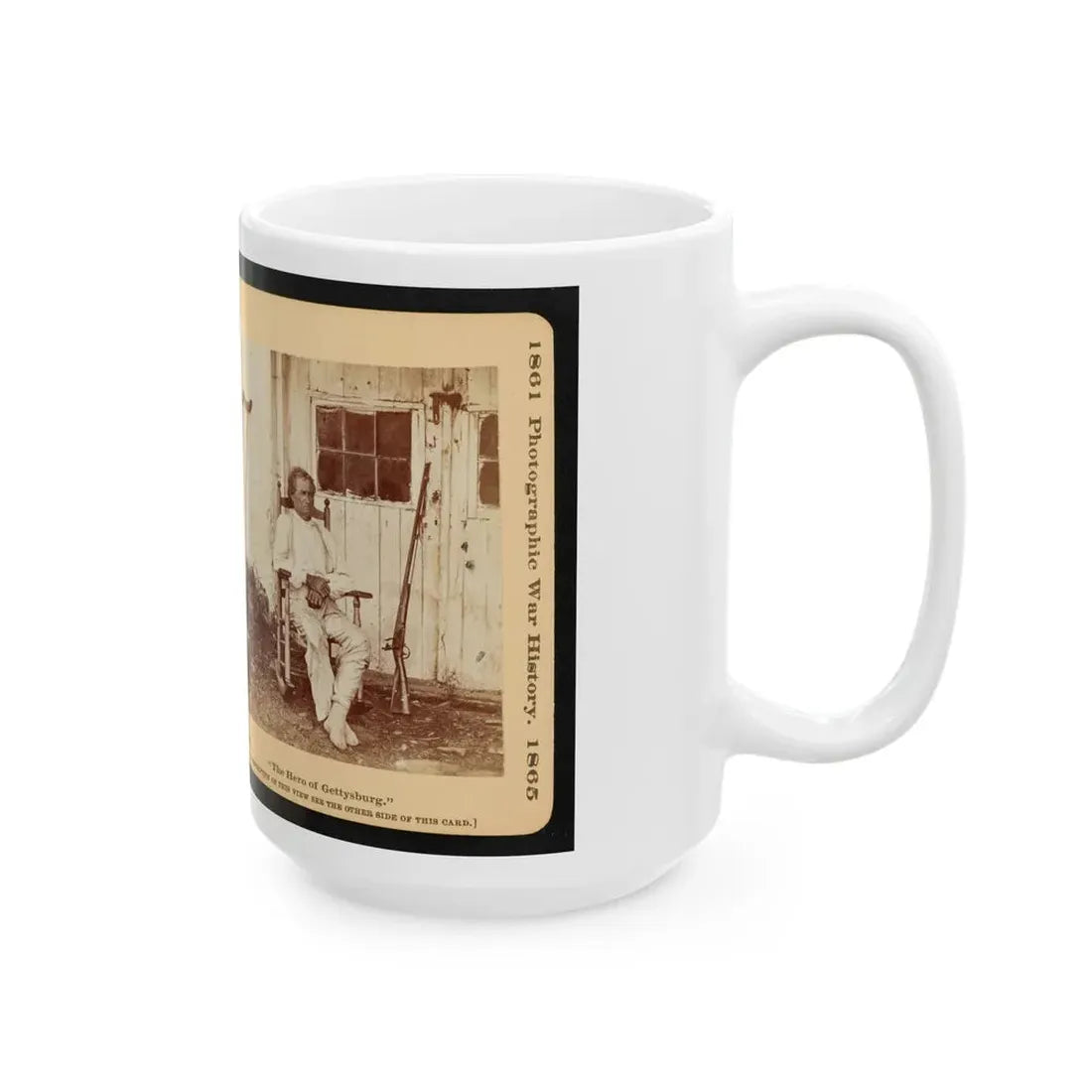 The Hero Of Gettysburg (U.S. Civil War) White Coffee Mug - Go Mug Yourself