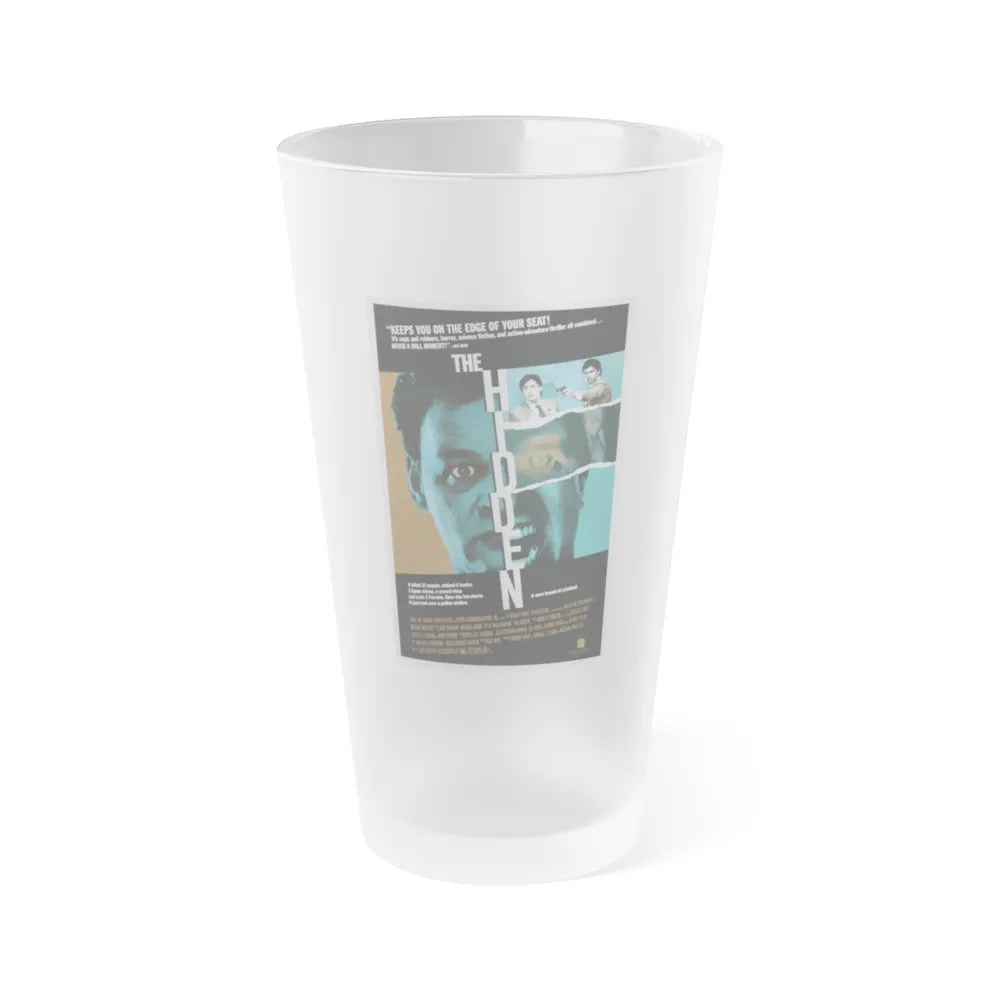 THE HIDDEN 1987 Movie Poster - Frosted Pint Glass 16oz-Go Mug Yourself