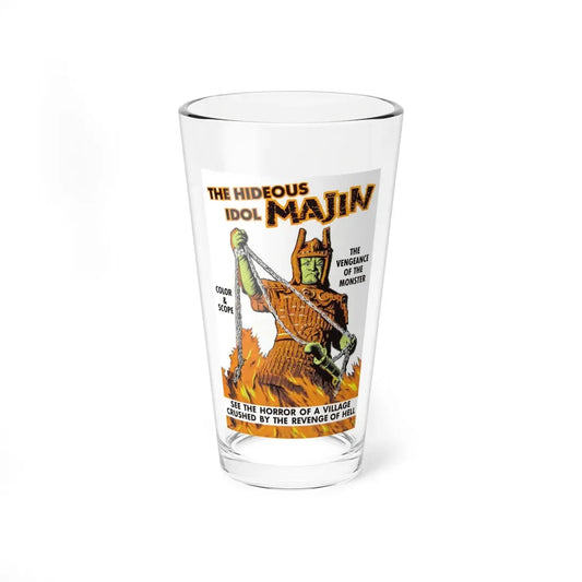 THE HIDEOUS IDOL MAJIN 1966 Movie Poster - Pint Glass 16oz 16oz - Go Mug Yourself