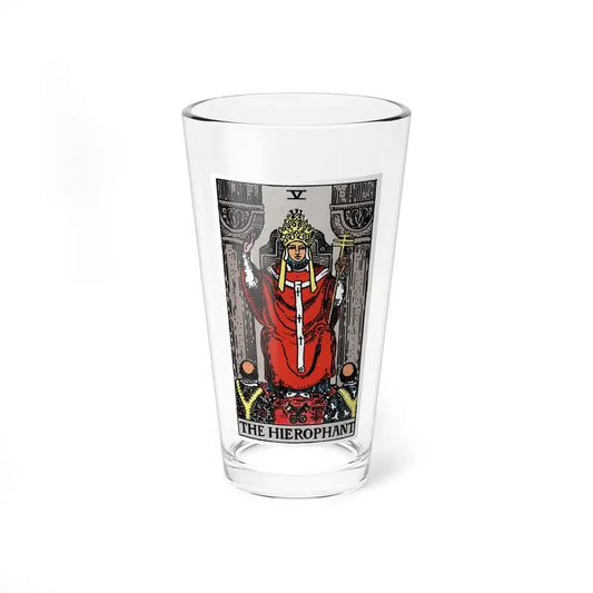 The Hierophant (Tarot Card) Pint Glass 16oz 16oz - Go Mug Yourself