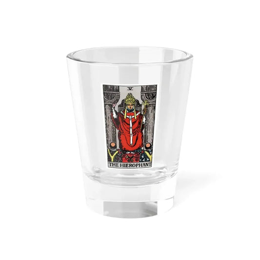 The Hierophant (Tarot Card) Shot Glass 1.5oz 1.5oz - Go Mug Yourself