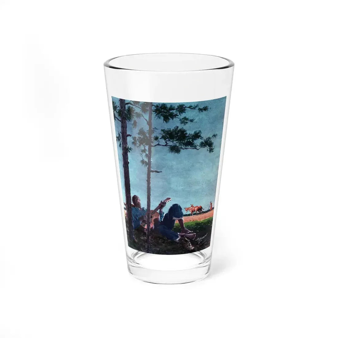 The High Hip Rider, Collier's, July 31, 1948 (Magazine Illustration) Pint Glass 16oz 16oz - Go Mug Yourself