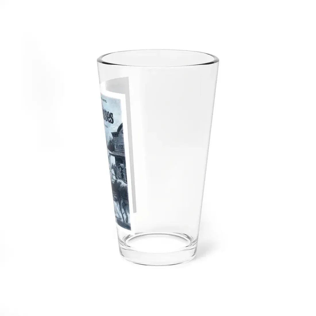 The High Passes, Bluebook magazine, January 1955 (Magazine Illustration) Pint Glass 16oz - Go Mug Yourself