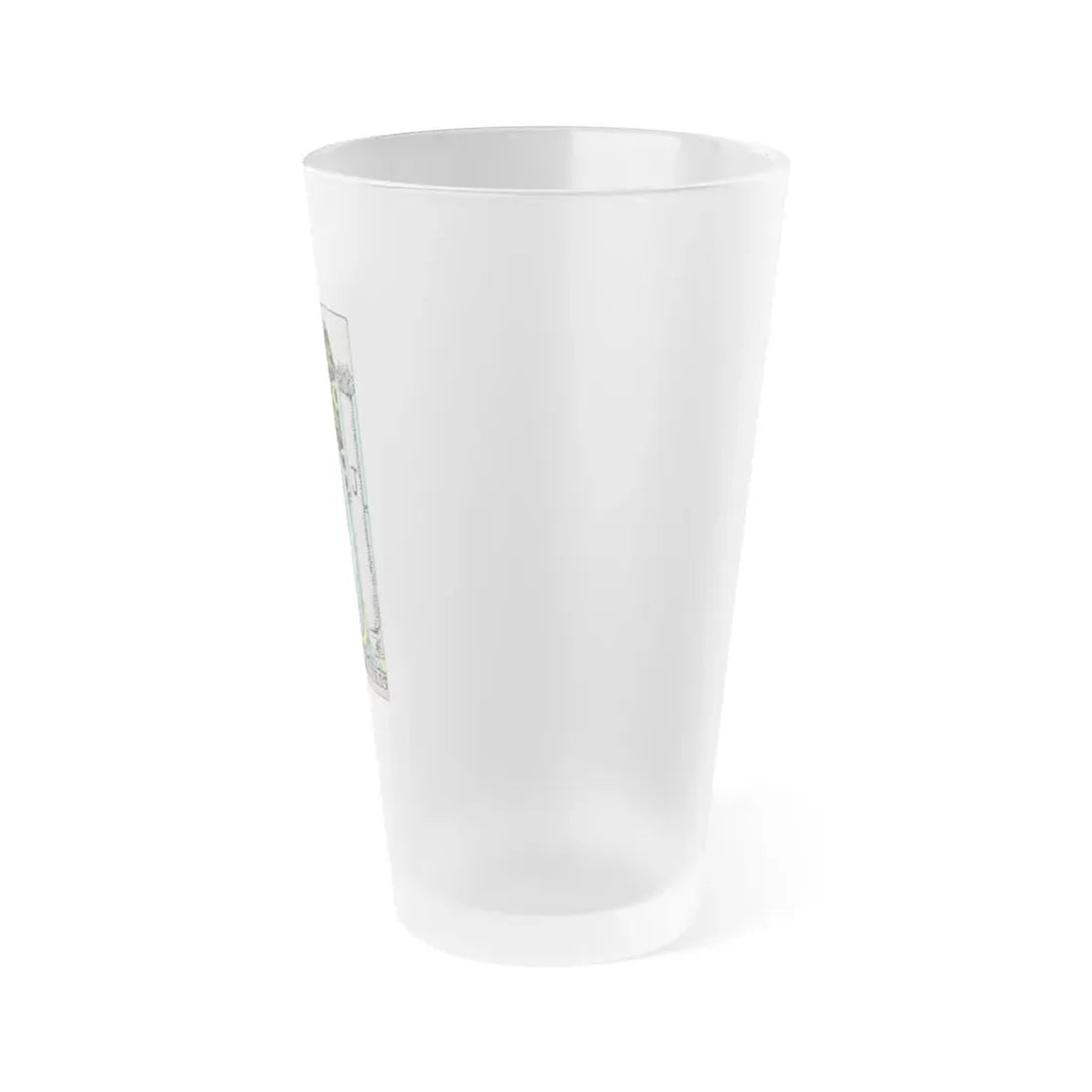 The High Priestess (Tarot Card) Frosted Pint Glass 16oz - Go Mug Yourself