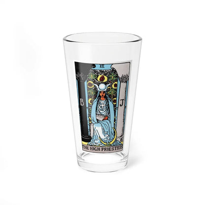 The High Priestess (Tarot Card) Pint Glass 16oz-16oz-Go Mug Yourself