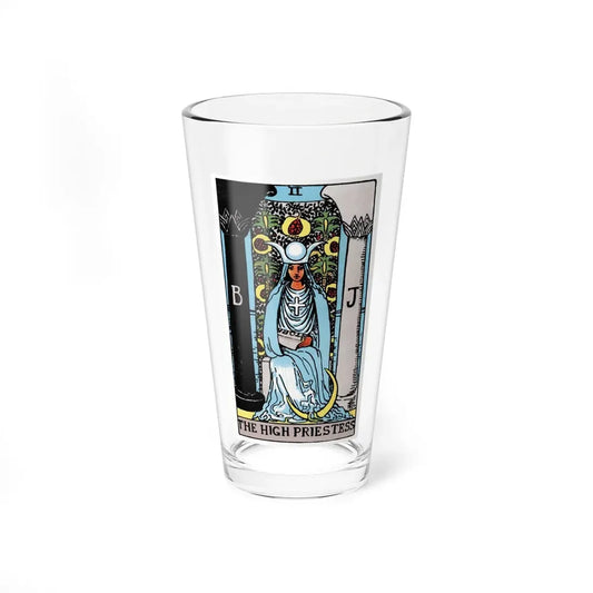 The High Priestess (Tarot Card) Pint Glass 16oz 16oz - Go Mug Yourself
