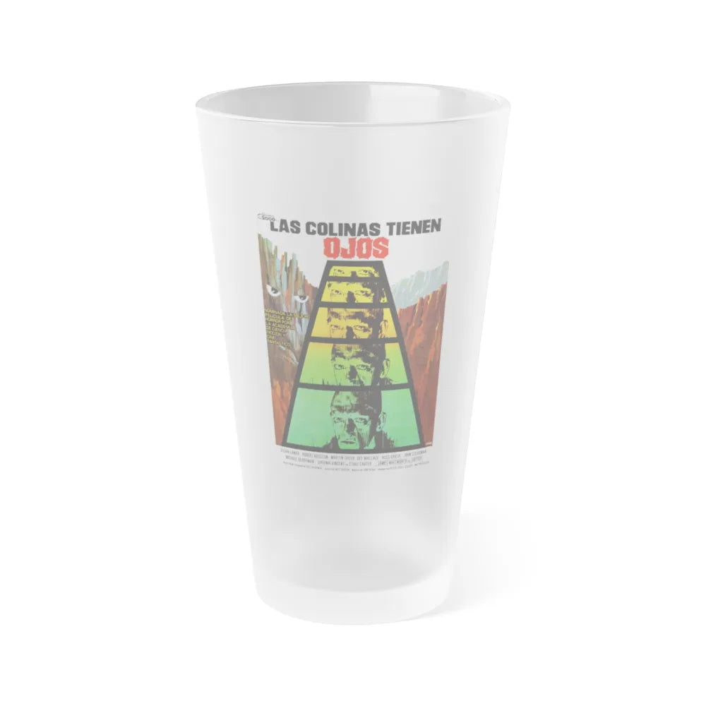 THE HILLS HAVE EYES (SPANISH) 1977 Movie Poster - Frosted Pint Glass 16oz-16oz-Frosted-Go Mug Yourself