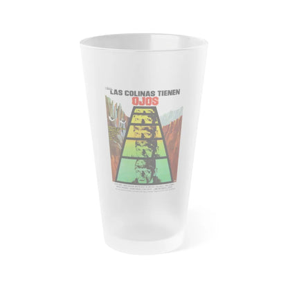 THE HILLS HAVE EYES (SPANISH) 1977 Movie Poster - Frosted Pint Glass 16oz-16oz-Frosted-Go Mug Yourself