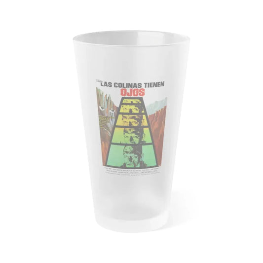 THE HILLS HAVE EYES (SPANISH) 1977 Movie Poster - Frosted Pint Glass 16oz 16oz Frosted - Go Mug Yourself