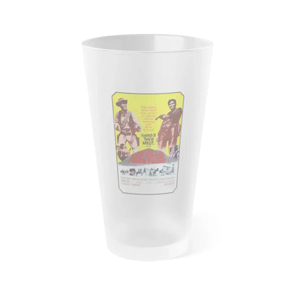 THE HILLS RUN RED (RIVER OF DOLLARS) 1966 Movie Poster - Frosted Pint Glass 16oz 16oz Frosted - Go Mug Yourself