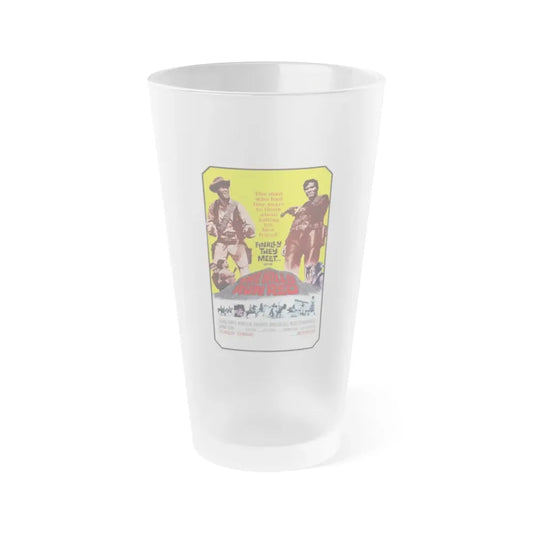 THE HILLS RUN RED (RIVER OF DOLLARS) 1966 Movie Poster - Frosted Pint Glass 16oz 16oz Frosted - Go Mug Yourself