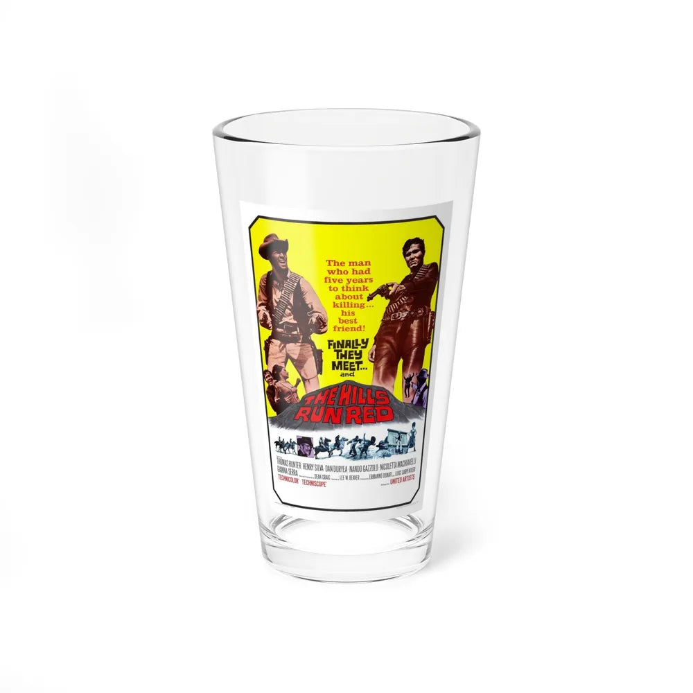 THE HILLS RUN RED (RIVER OF DOLLARS) 1966 Movie Poster - Pint Glass 16oz-16oz-Go Mug Yourself