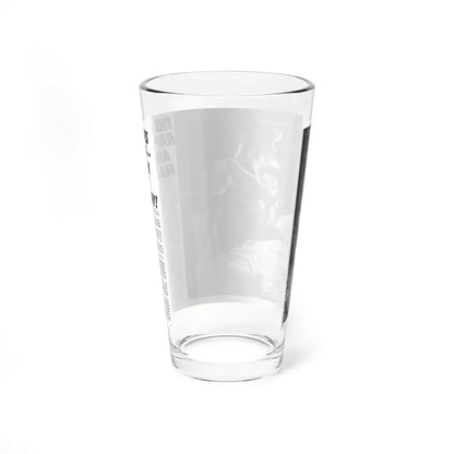 The Hippies Raped Me And Then Made Me Pay, Man's Combat, December 1969 (Magazine Illustration) Pint Glass 16oz - Go Mug Yourself