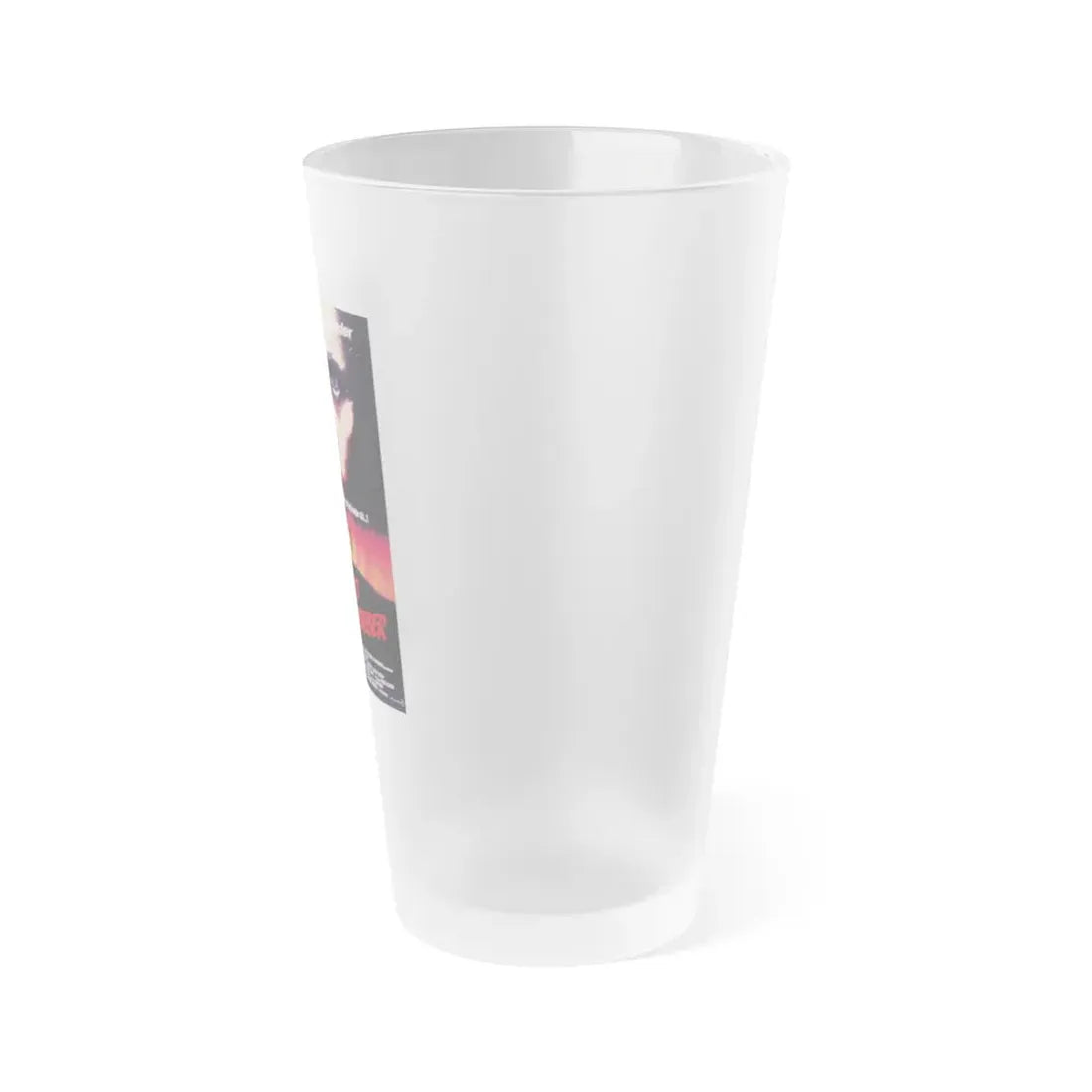 THE HITCHER (DANISH) 1986 Movie Poster - Frosted Pint Glass 16oz - Go Mug Yourself