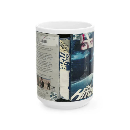 THE HITCHER (VHS COVER) - White Coffee Mug 15oz - Go Mug Yourself