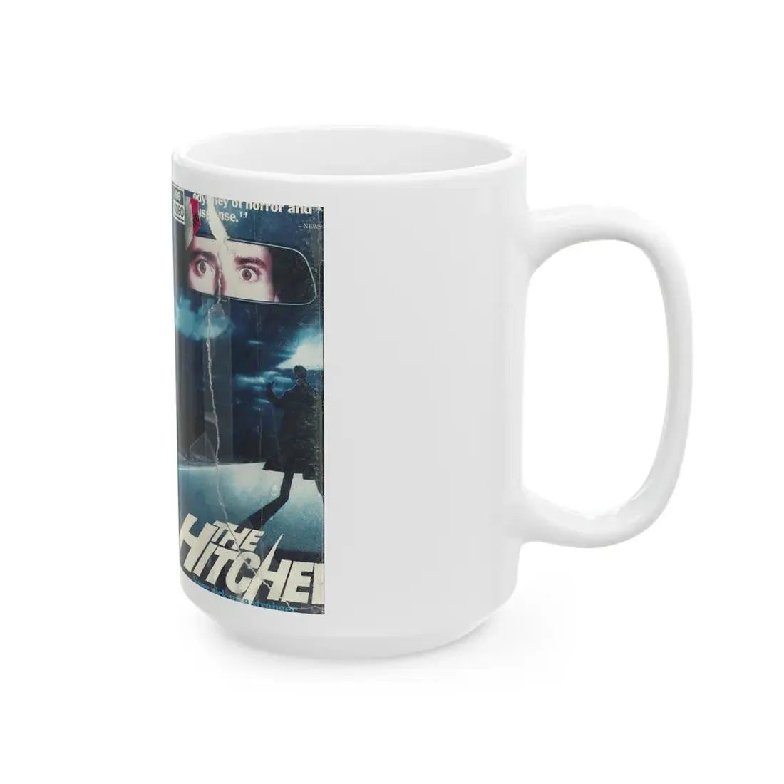 THE HITCHER (VHS COVER) - White Coffee Mug - Go Mug Yourself