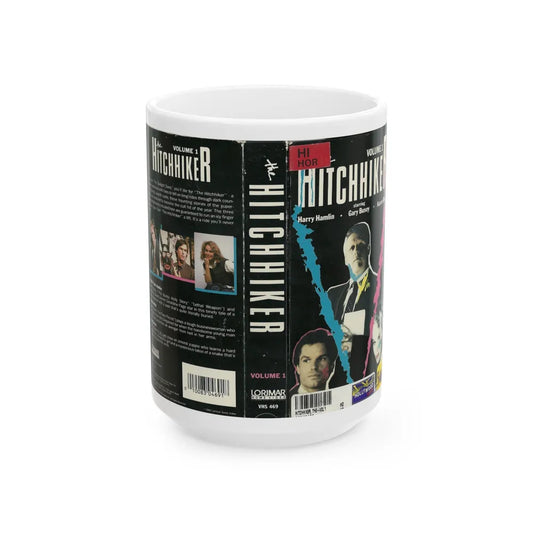 THE HITCHHIKER VOLUME 1 (VHS COVER) - White Coffee Mug-15oz-Go Mug Yourself