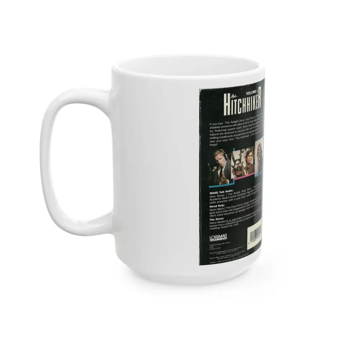 THE HITCHHIKER VOLUME 1 (VHS COVER) - White Coffee Mug - Go Mug Yourself