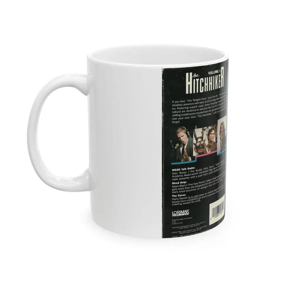 THE HITCHHIKER VOLUME 1 (VHS COVER) - White Coffee Mug - Go Mug Yourself