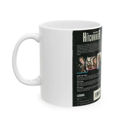 THE HITCHHIKER VOLUME 1 (VHS COVER) - White Coffee Mug - Go Mug Yourself