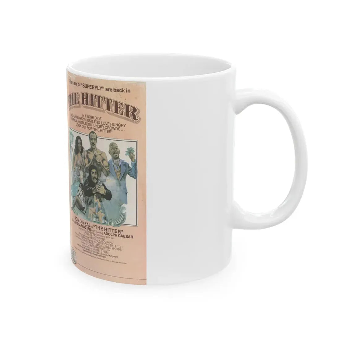 THE HITTER (VHS COVER) - White Coffee Mug - Go Mug Yourself