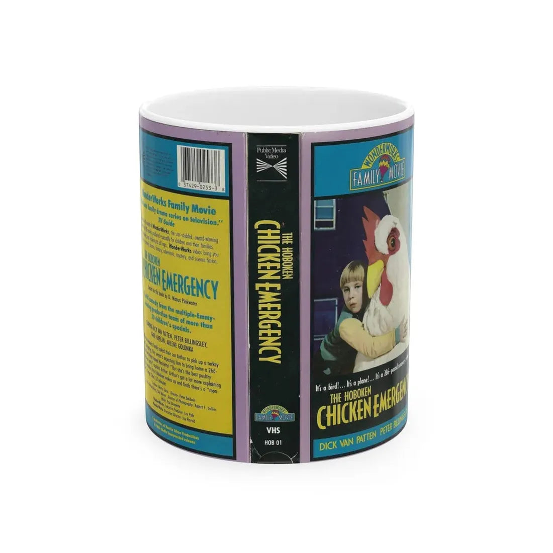 THE HOBOKEN CHICKEN EMERGENCY (VHS COVER) - White Coffee Mug 11oz - Go Mug Yourself