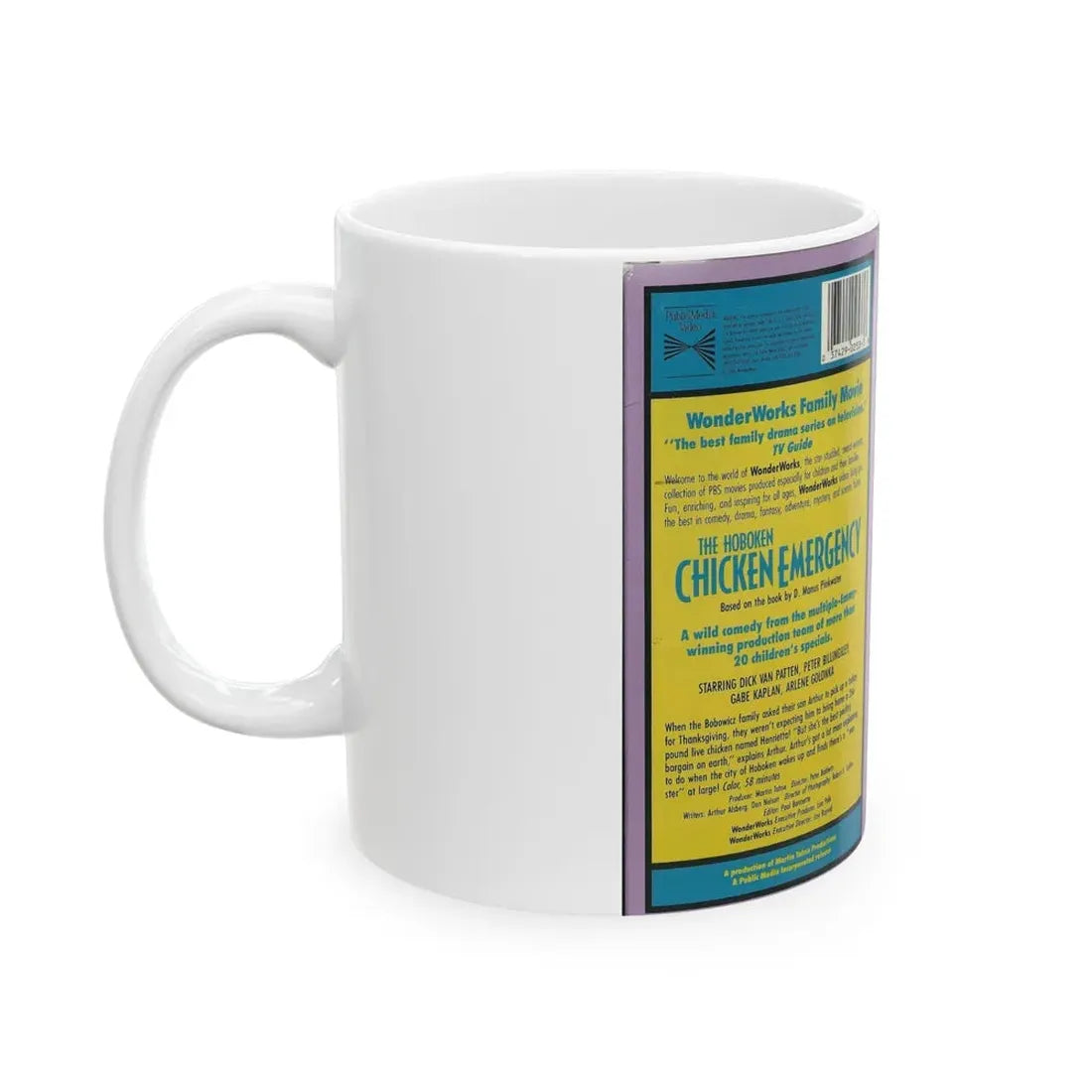 THE HOBOKEN CHICKEN EMERGENCY (VHS COVER) - White Coffee Mug - Go Mug Yourself