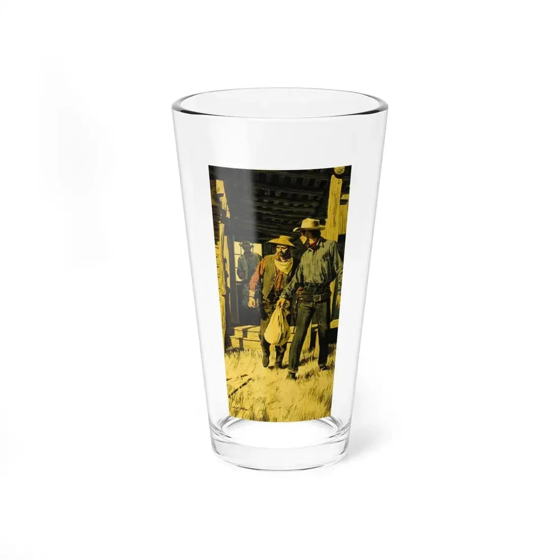 The Hold Up (Magazine Illustration) Pint Glass 16oz 16oz - Go Mug Yourself