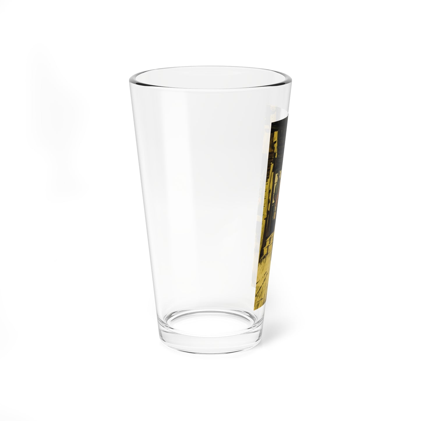 The Hold Up (Magazine Illustration) Pint Glass 16oz-Go Mug Yourself