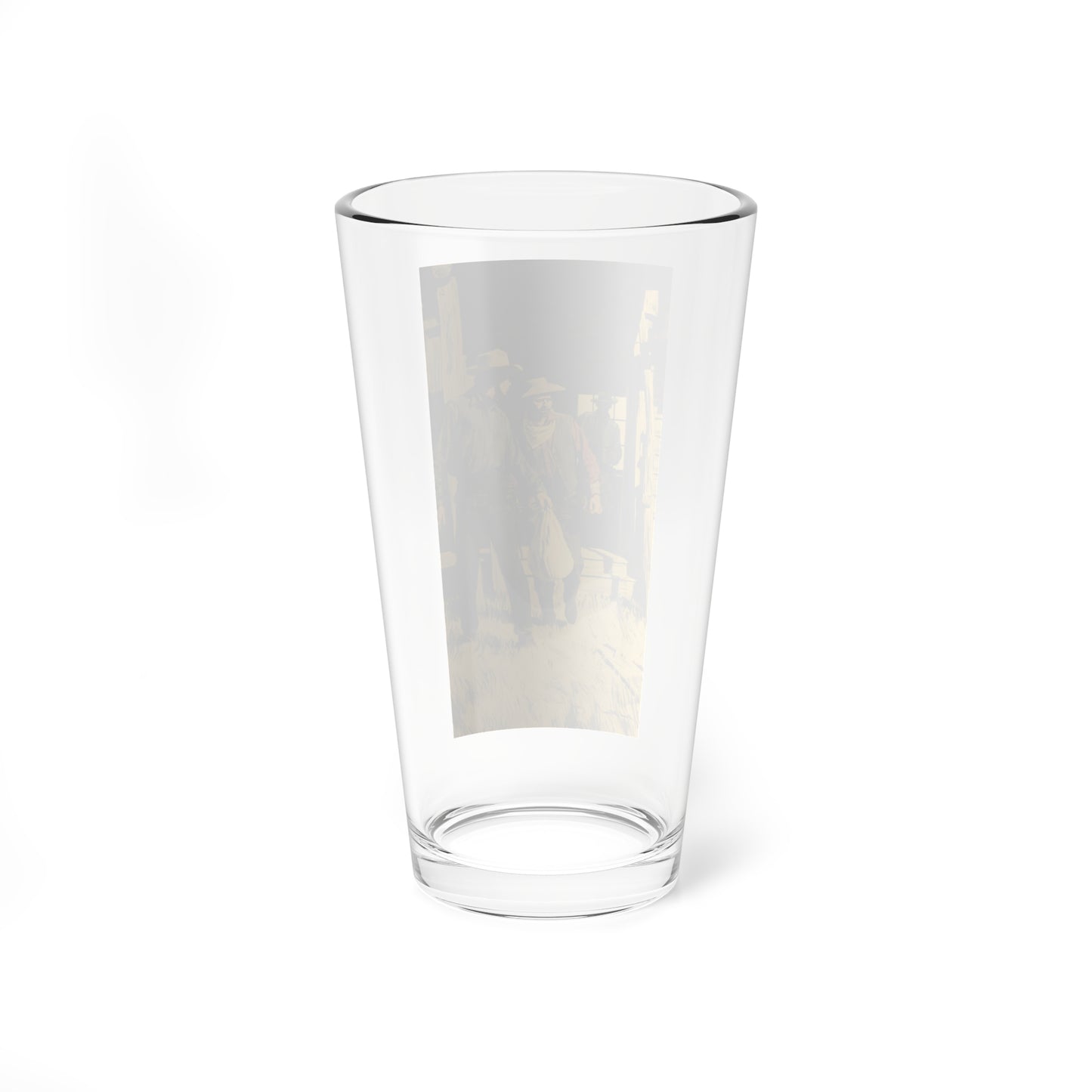 The Hold Up (Magazine Illustration) Pint Glass 16oz-Go Mug Yourself