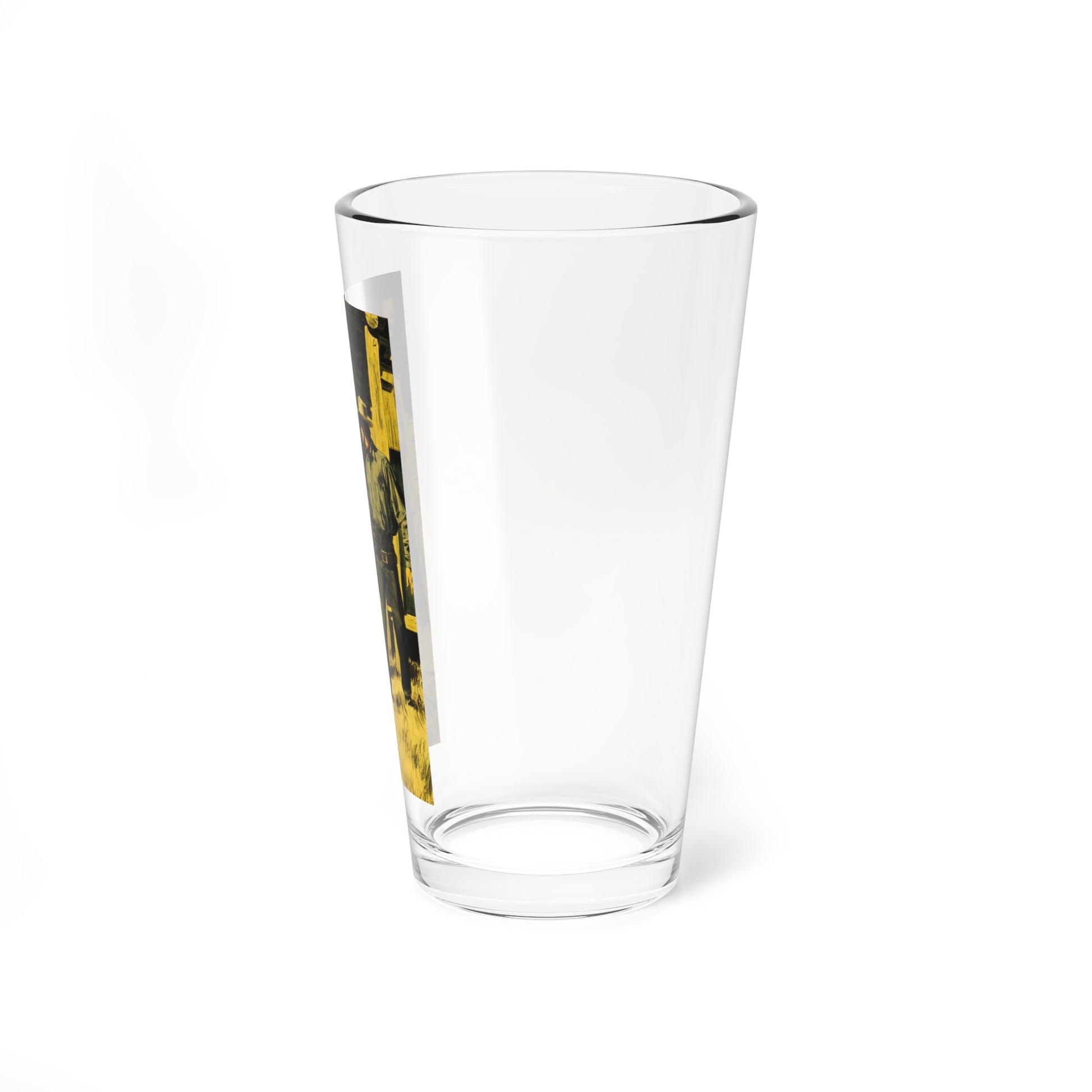 The Hold Up (Magazine Illustration) Pint Glass 16oz-Go Mug Yourself