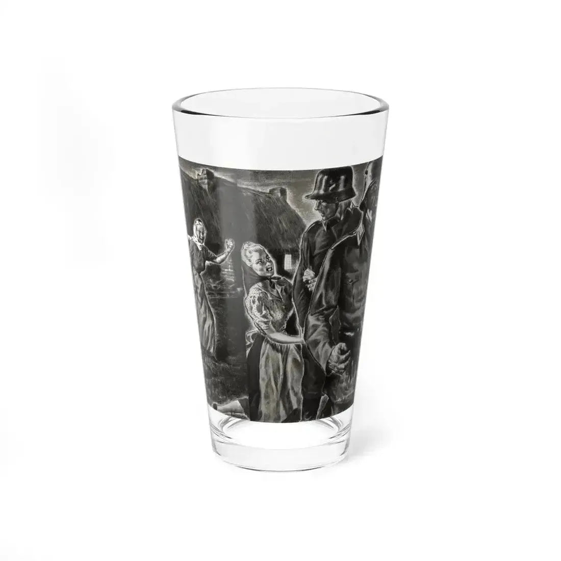 The Holy Child of Agincourt, Liberty magazine, November 30, 1940 (Magazine Illustration) Pint Glass 16oz 16oz - Go Mug Yourself