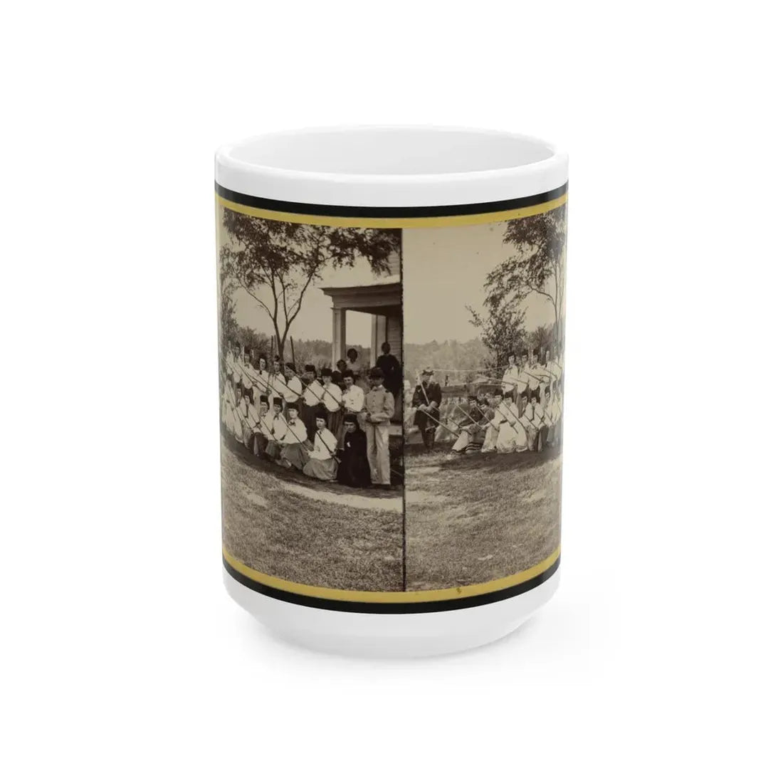 The Home Guard  White Mountain Rangers (1) (U.S. Civil War) White Coffee Mug 15oz - Go Mug Yourself