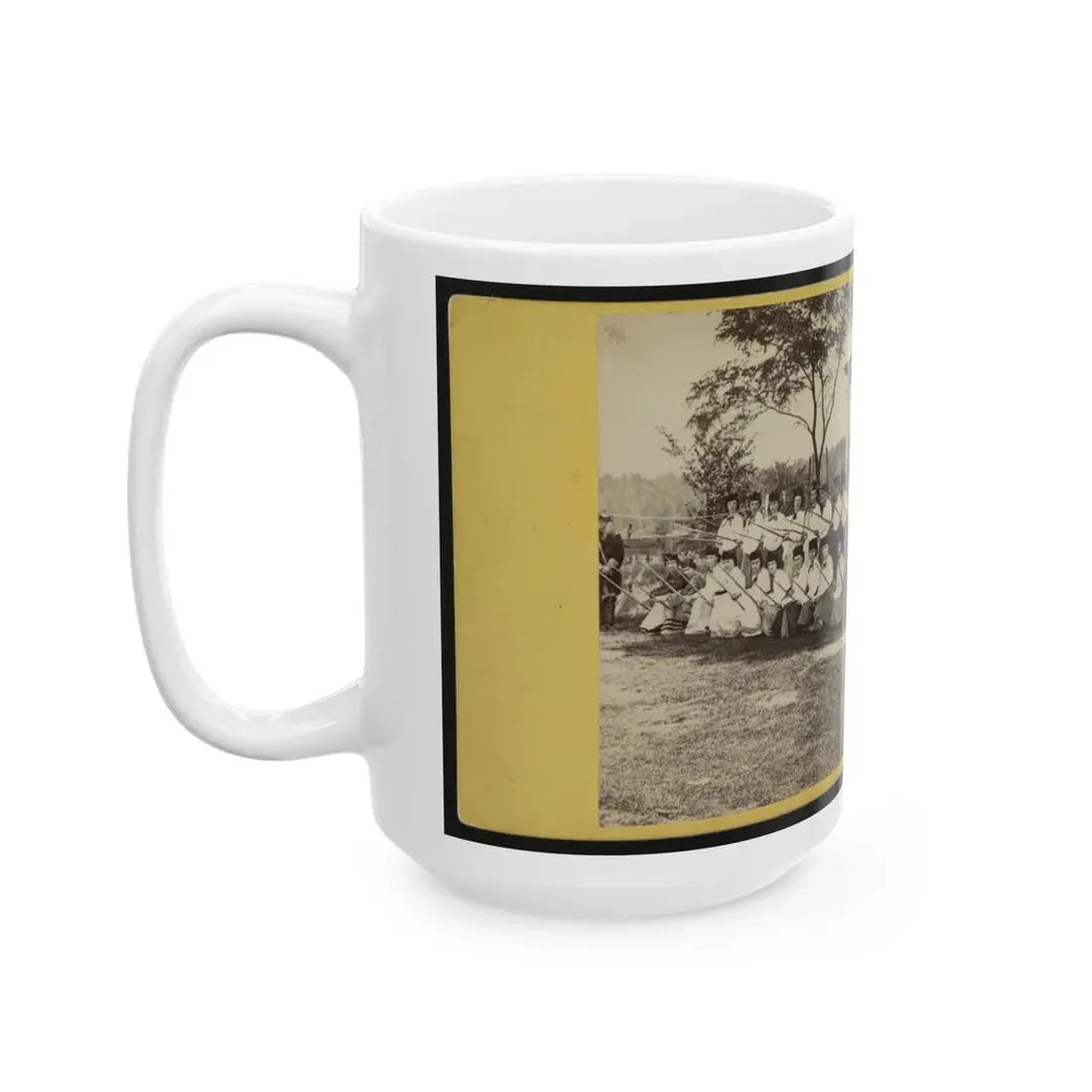 The Home Guard  White Mountain Rangers (1) (U.S. Civil War) White Coffee Mug - Go Mug Yourself