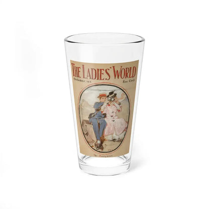 The Honeymoon, The Ladies World magazine cover, October 1908 (Magazine Illustration) Pint Glass 16oz 16oz - Go Mug Yourself