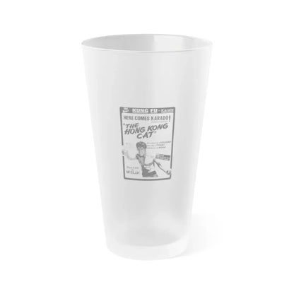 THE HONG KONG CAT 1973 Movie Poster - Frosted Pint Glass 16oz Default Title - Go Mug Yourself