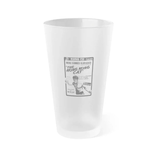 THE HONG KONG CAT 1973 Movie Poster - Frosted Pint Glass 16oz Default Title - Go Mug Yourself