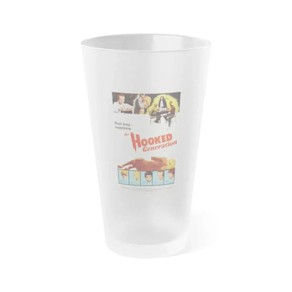 THE HOOKED GENERATION 1968 Movie Poster - Frosted Pint Glass 16oz Default Title - Go Mug Yourself